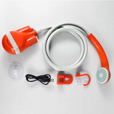 shower faucet Set Portable outdoor camp shower with rechargeable battery